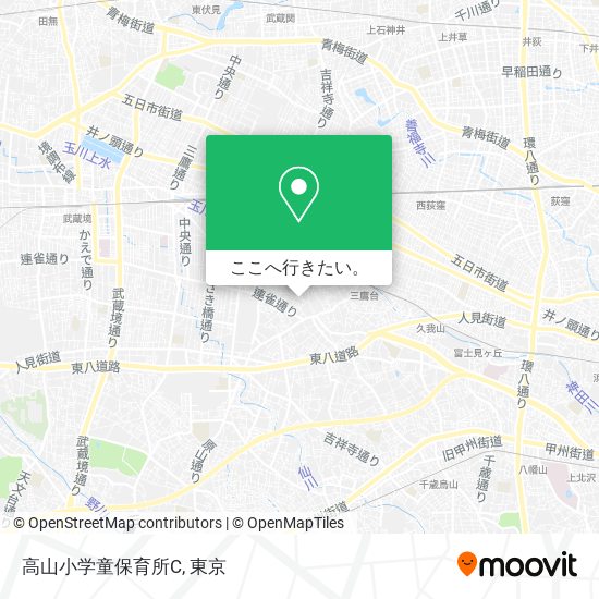 高山小学童保育所C地図