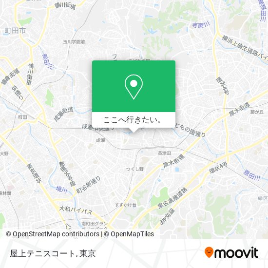 屋上テニスコート地図