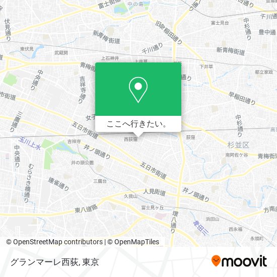 グランマーレ西荻地図