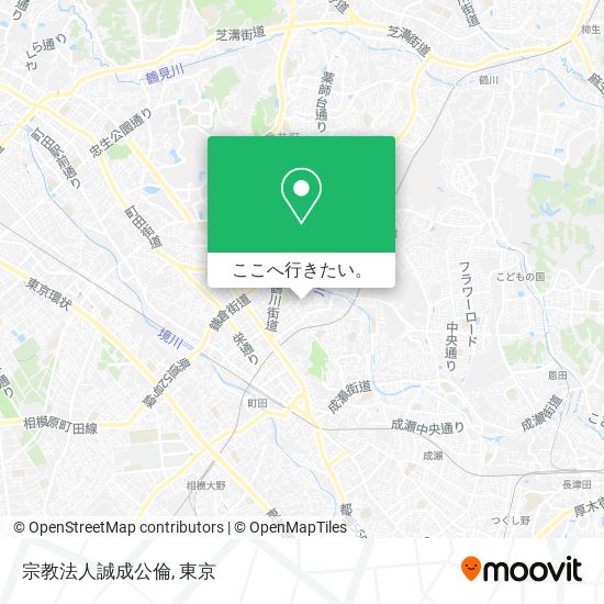 宗教法人誠成公倫地図