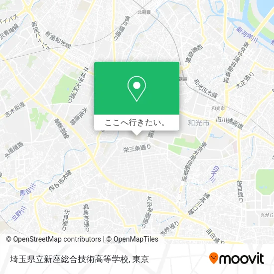 埼玉県立新座総合技術高等学校地図