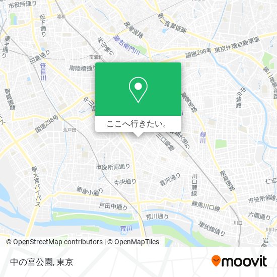 中の宮公園地図