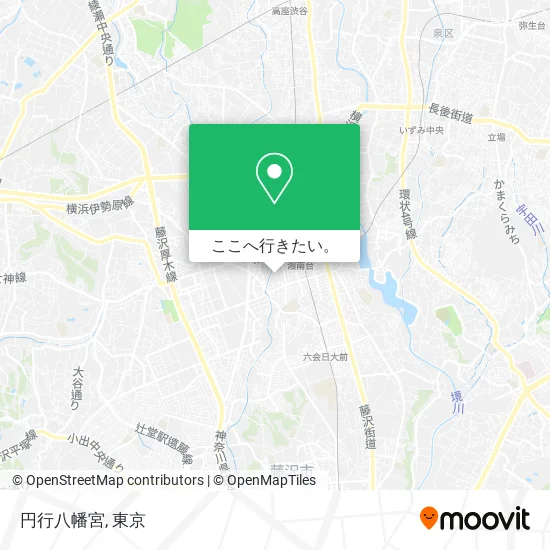 円行八幡宮地図
