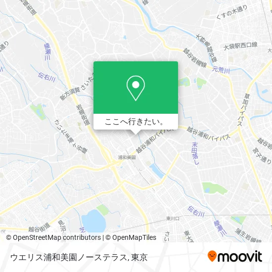 ウエリス浦和美園ノーステラス地図