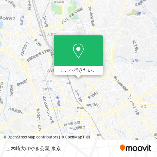 上木崎大けやき公園地図