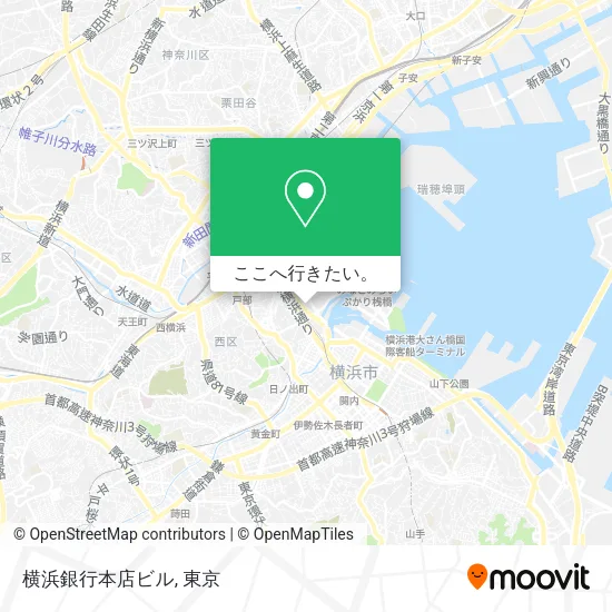 横浜銀行本店ビル地図