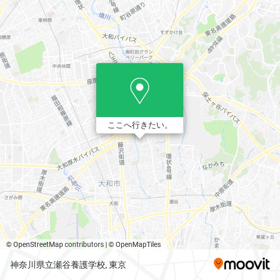 神奈川県立瀬谷養護学校地図