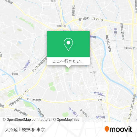 大沼陸上競技場地図
