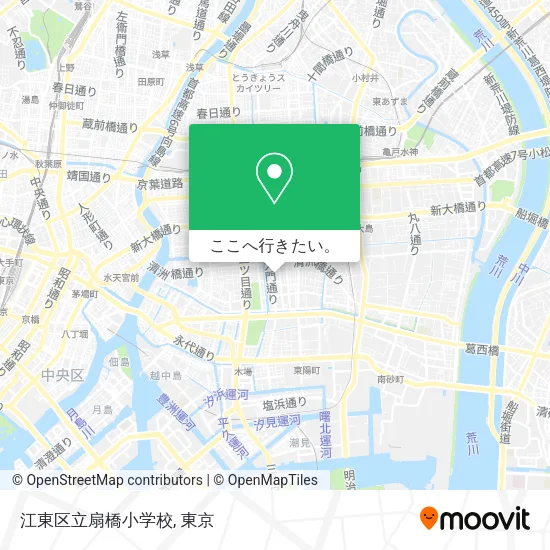 江東区立扇橋小学校地図
