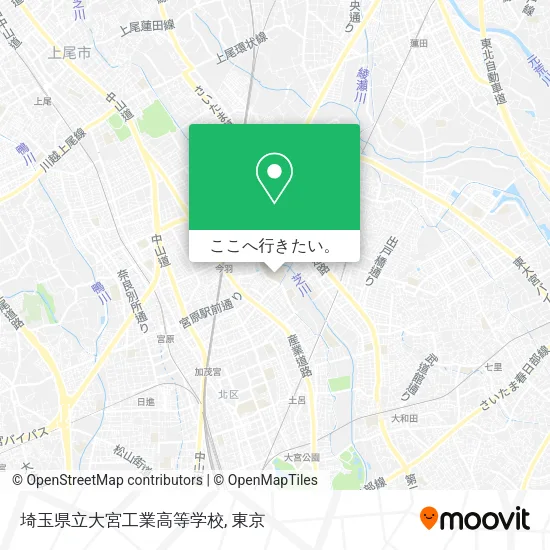 埼玉県立大宮工業高等学校地図