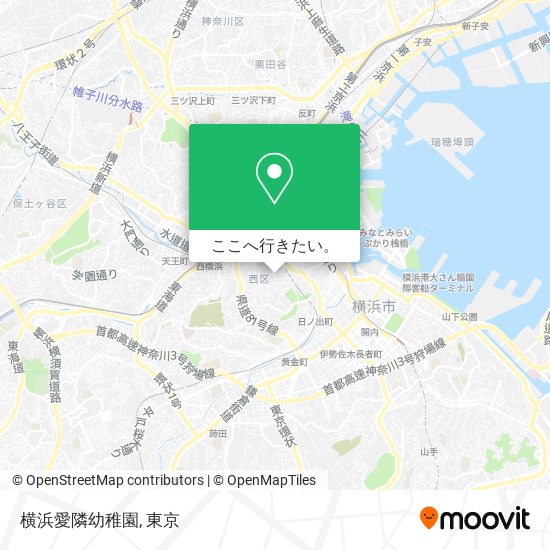 横浜愛隣幼稚園地図