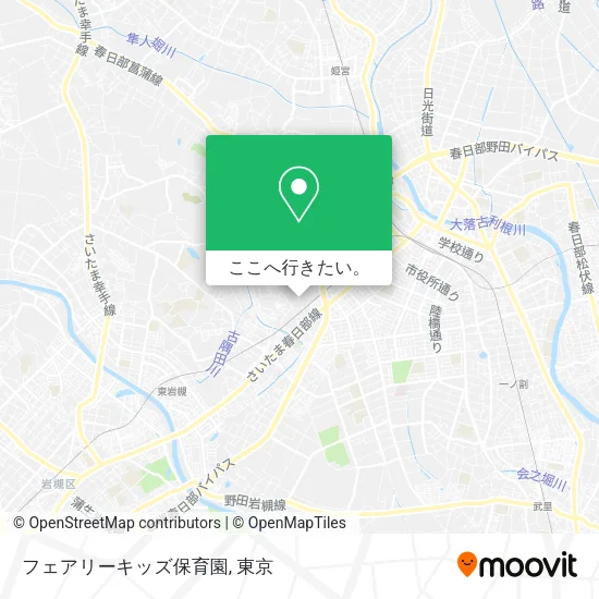 フェアリーキッズ保育園地図