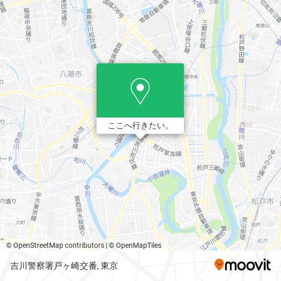 吉川警察署戸ヶ崎交番地図