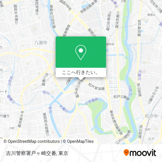 吉川警察署戸ヶ崎交番地図