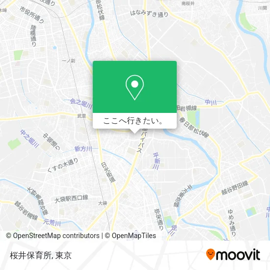 桜井保育所地図