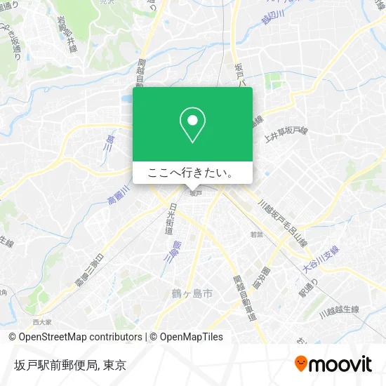 坂戸駅前郵便局地図