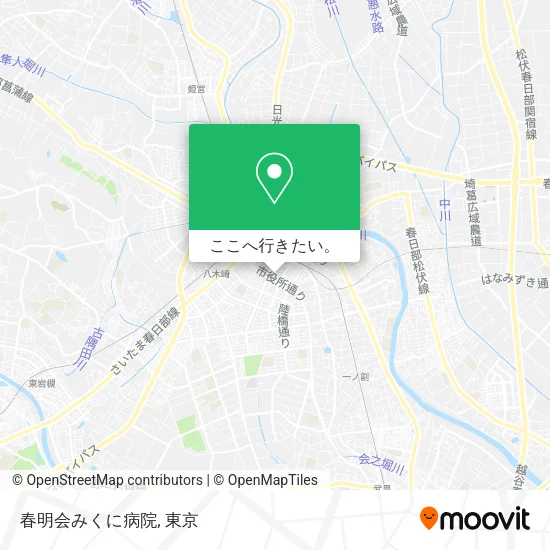 春明会みくに病院地図