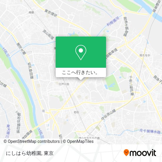 にしはら幼稚園地図