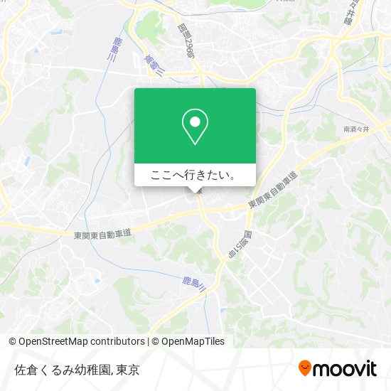 佐倉くるみ幼稚園地図