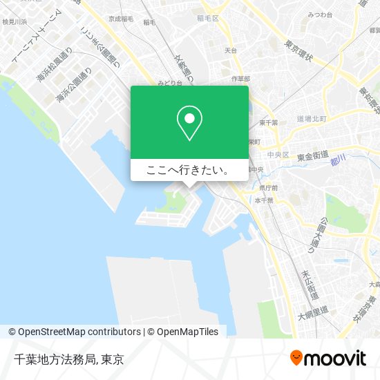 千葉地方法務局地図