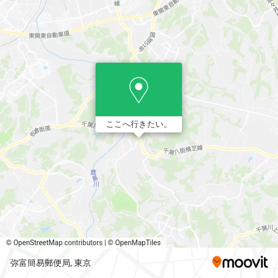 弥富簡易郵便局地図