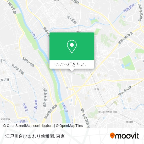 江戸川台ひまわり幼稚園地図