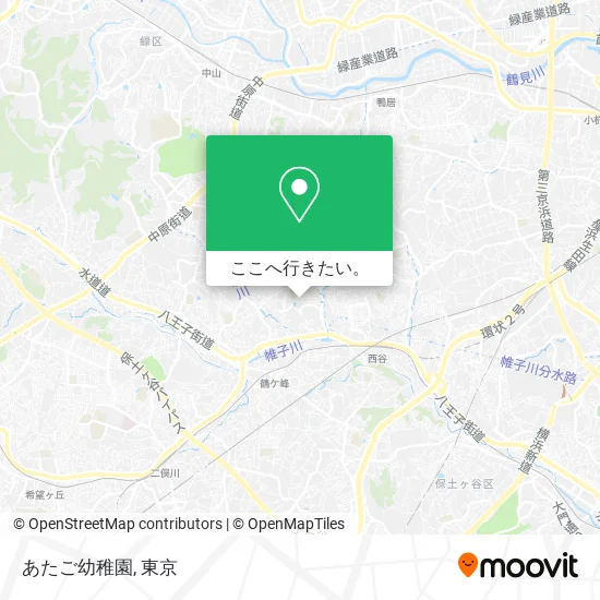 あたご幼稚園地図