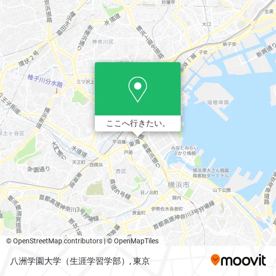 八洲学園大学（生涯学習学部）地図