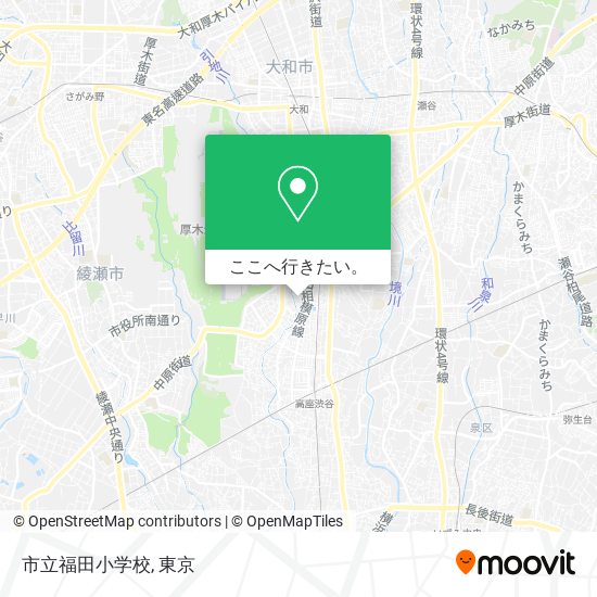 市立福田小学校地図