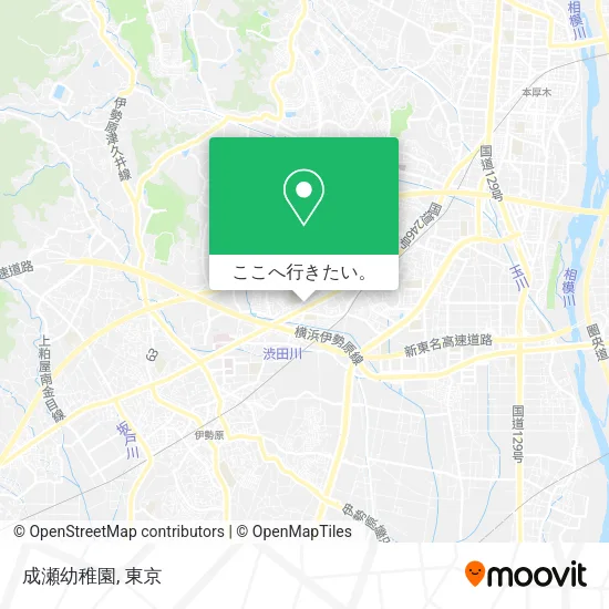 成瀬幼稚園地図