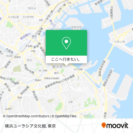 横浜ユーラシア文化館地図