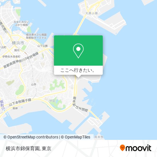 横浜市錦保育園地図