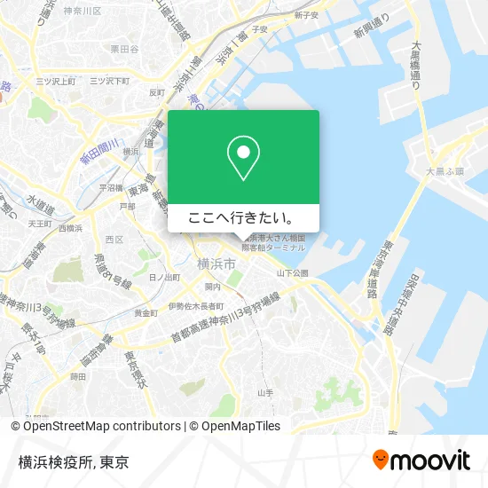 横浜検疫所地図