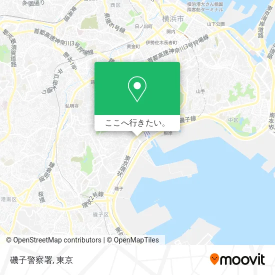 磯子警察署地図