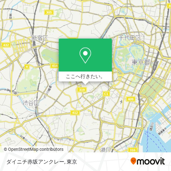 ダイニチ赤坂アンクレー地図