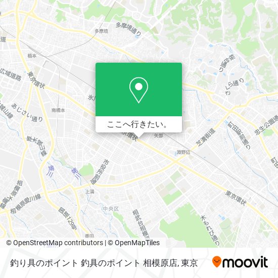 釣り具のポイント 釣具のポイント 相模原店地図