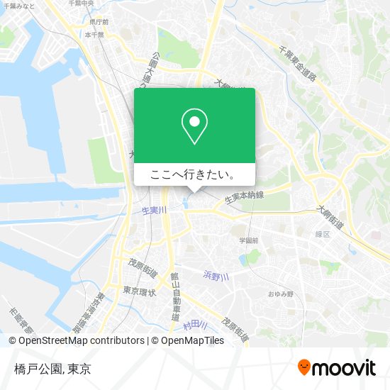 橋戸公園地図