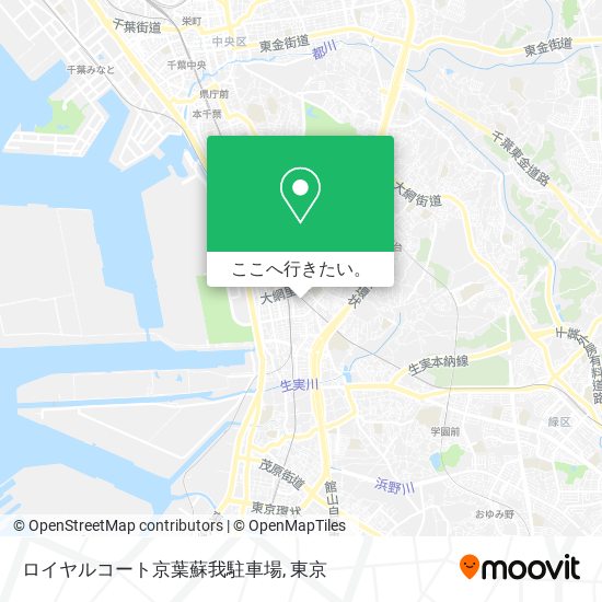 ロイヤルコート京葉蘇我駐車場地図