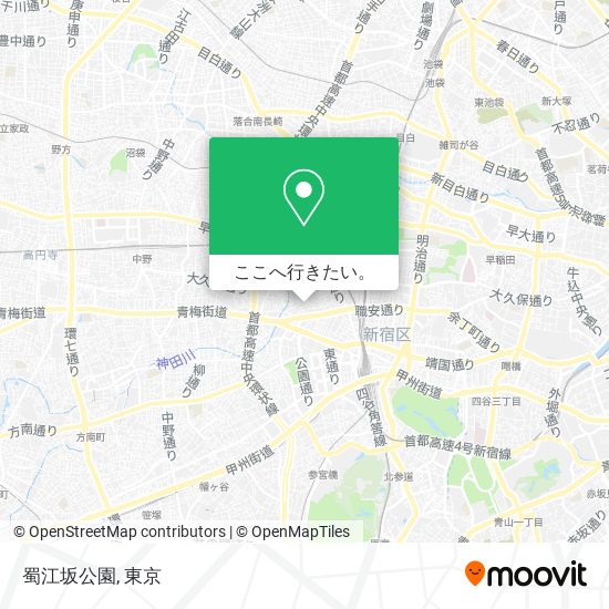蜀江坂公園地図