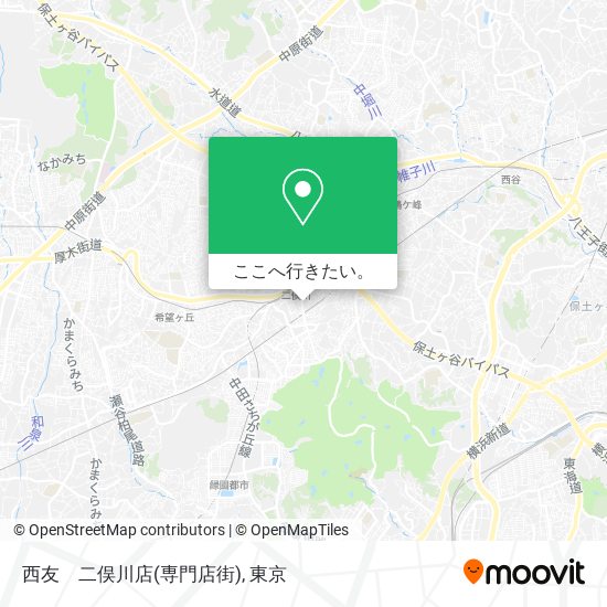 西友　二俣川店(専門店街)地図