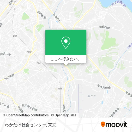 わかたけ社会センター地図