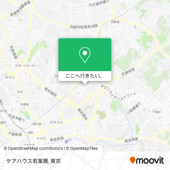 ケアハウス若葉園地図