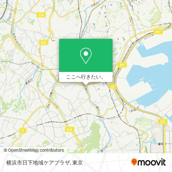 横浜市日下地域ケアプラザ地図