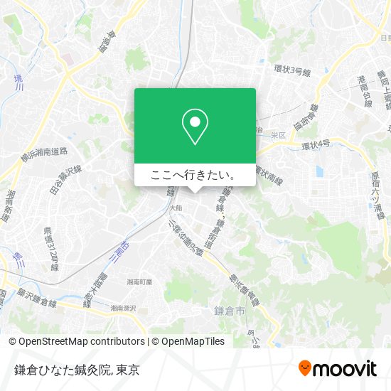 鎌倉ひなた鍼灸院地図
