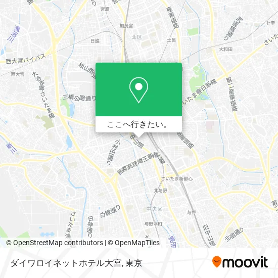 ダイワロイネットホテル大宮地図