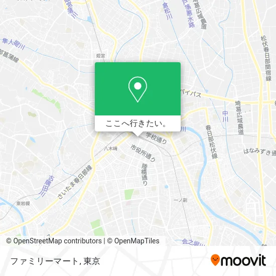 ファミリーマート地図