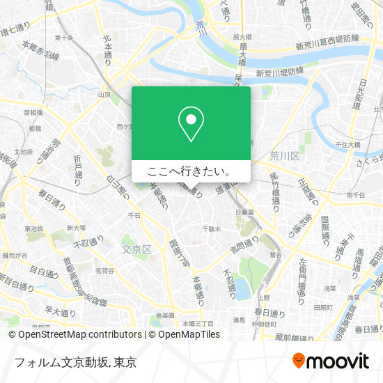 フォルム文京動坂地図