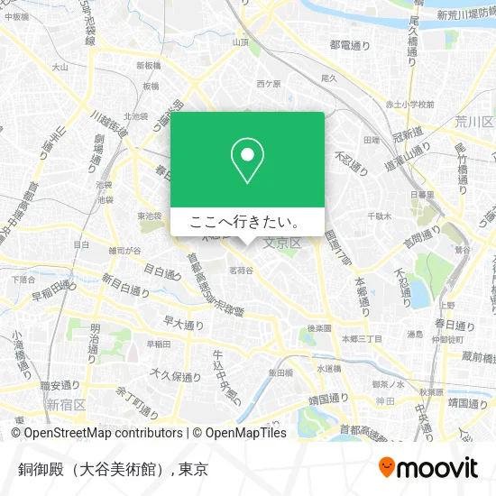 銅御殿（大谷美術館）地図