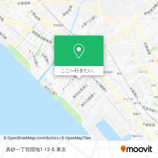真砂一丁目団地1-12-5地図