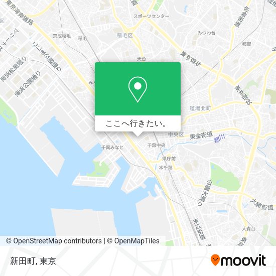 新田町地図